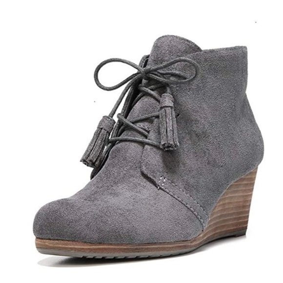 Dr. Scholl's Shoes - Dr Scholl’s Grey Dakota Ankle Booties 637